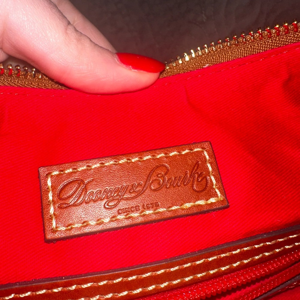 Dooney & Bourke Olive and Tan Hobo Bag - Picture 15 of 16